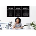 thumbnail image 5 of 3 Pieces Hustle Grind Execute Posters Motivation Wall Art Office Motivational Wall Decor Motivation Poster Inspiring Quotes Wall Decor Inspiration Wall Art for Office Classroom Decor, 5 of 5