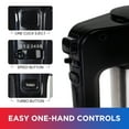 thumbnail image 3 of Total Chef 6-Speed Hand Mixer, 250 Watts with Turbo Boost, Black Silver, 3 of 7