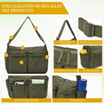thumbnail image 3 of Bolso Bandolera Gran Cuadrada Mochila Escolares Laptop Xtellar verde, 3 of 3