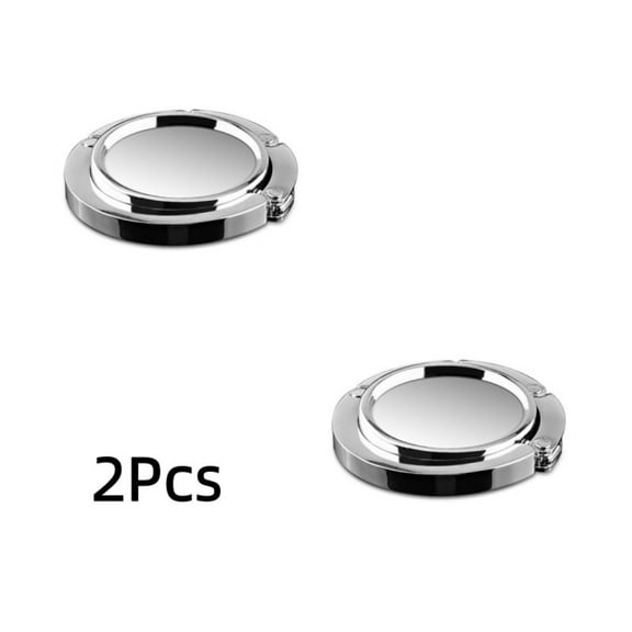 2Pcs/set of Gold Silver Alloy Round Foldable Bag Hook Accessories