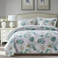 thumbnail image 2 of Davulos Full/Queen Coastal Quilt Bedding Set 3-Piece Summer Coastal Quilt with Shams Reversible Bedspread Quilt Set All Season Lightweight Nautical Quilted Coverlet, 2 of 7