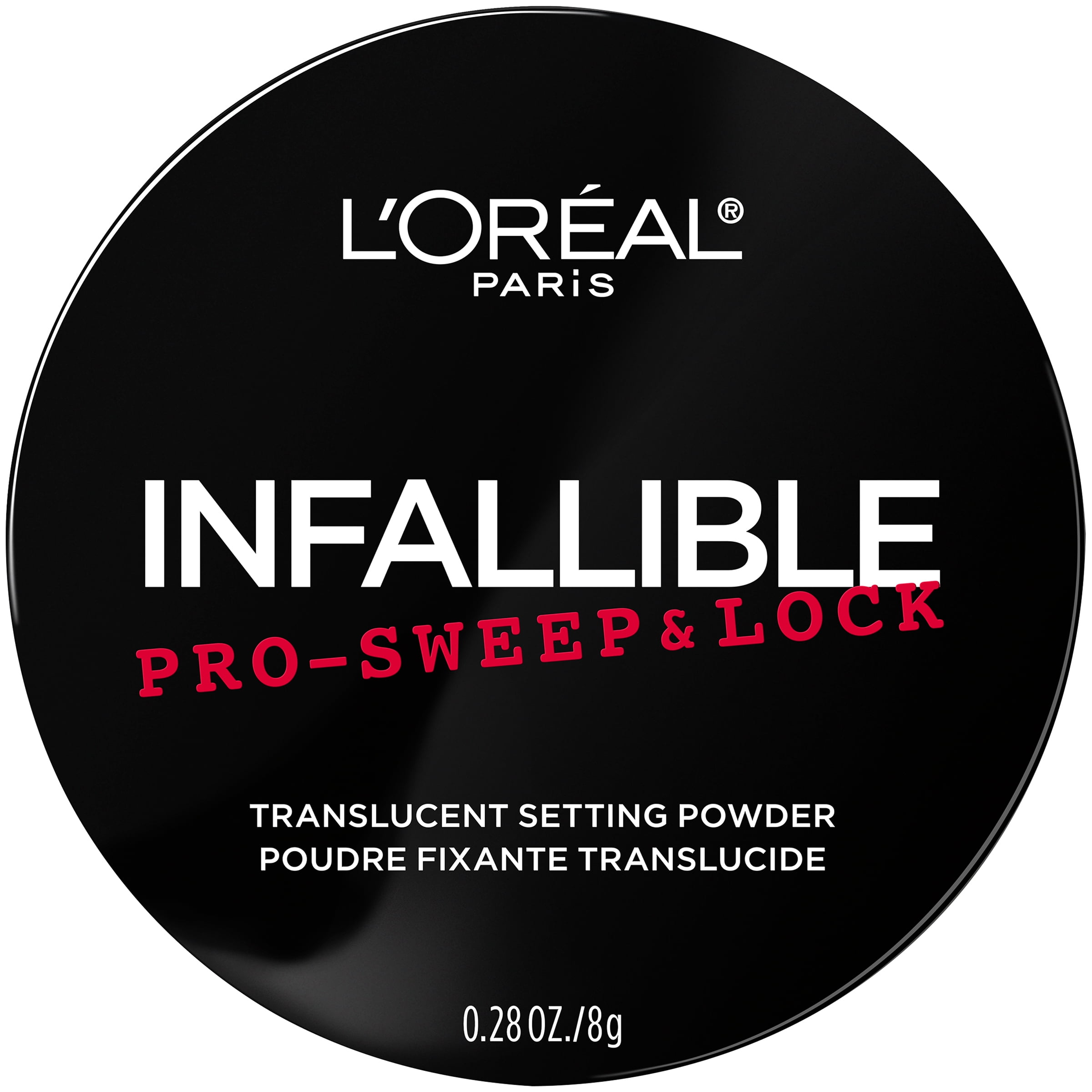 L'Oreal Paris Infallible Pro Sweep & Lock Loose Setting Powder, Translucent, 0.28 oz