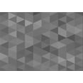 thumbnail image 1 of Ahgly Company Machine Washable Indoor Rectangle Transitional Carbon Gray Area Rugs, 5' x 7', 1 of 7