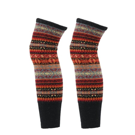 

1 Pair Winter Thicken Stocking Cover Warm Knitting Woolen Leg Cover for Women