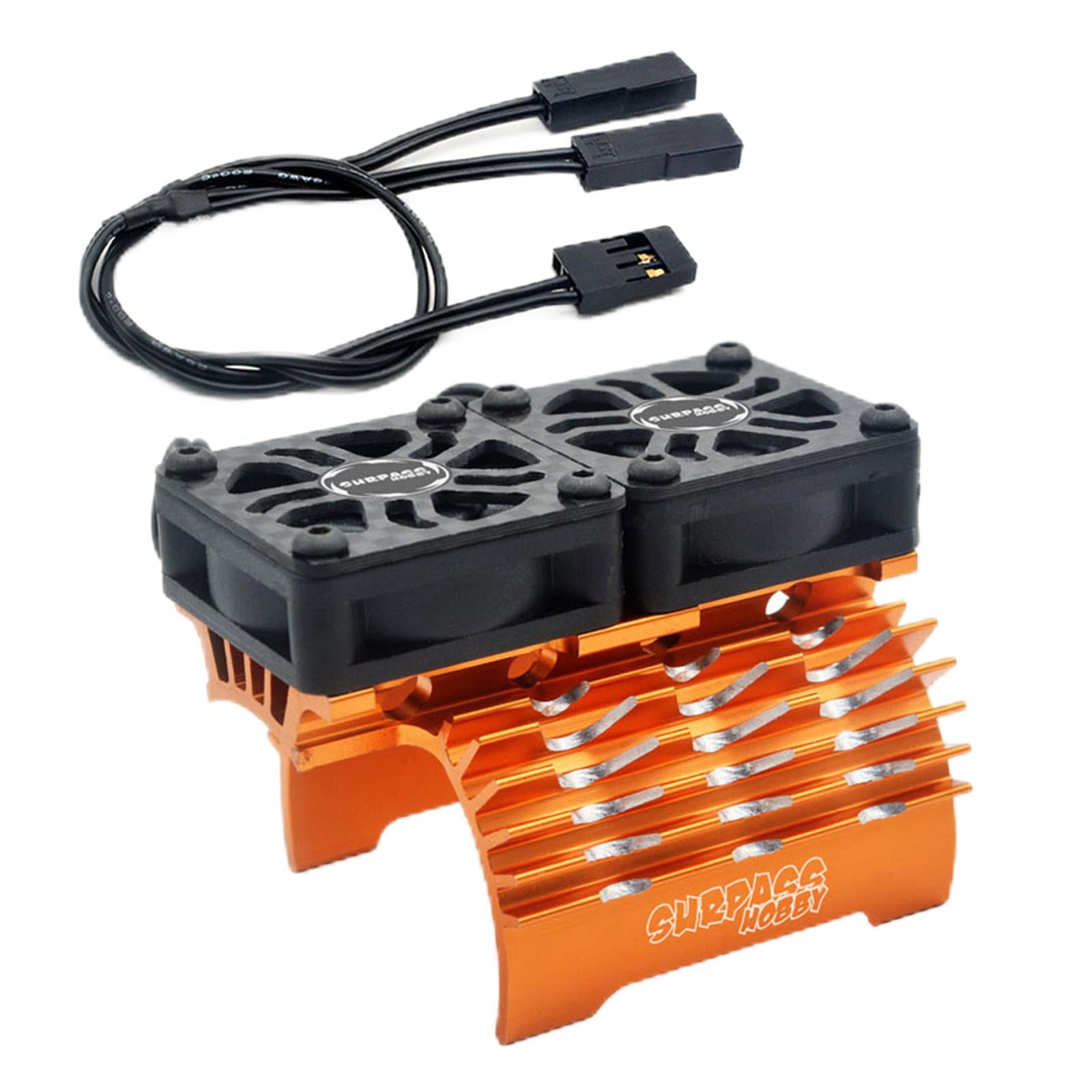 RC Brushless Motor Cooling Fan 8.4V/27000 RPM :8 Scale RC Model Car ...