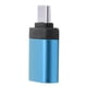 thumbnail image 3 of Adaptador USB3.0 hembra a tipo C Convertidor de carga de datos OTG Stretch Head sin cadena (azul), 3 of 5