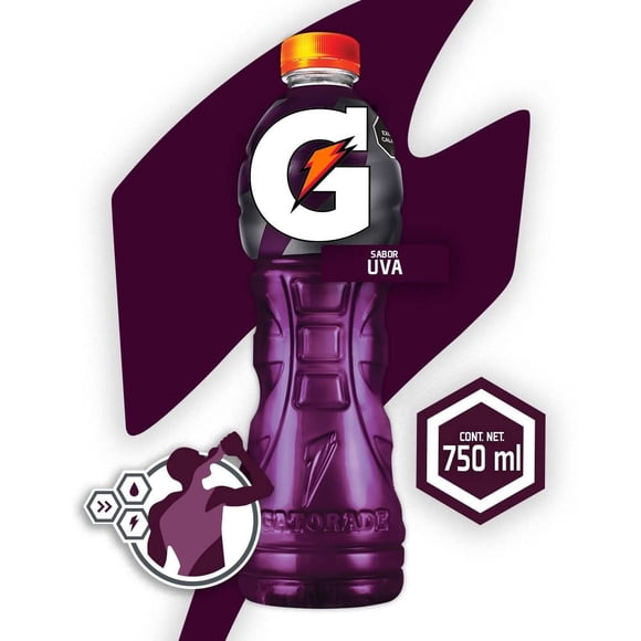 Bebida Gatorade sabor uva 750 ml