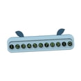 thumbnail image 3 of Placa de matrícula de aparcamiento, tarjeta de número de teléfono de aparcamiento, adorno creativo universal Azul claro, 3 of 9