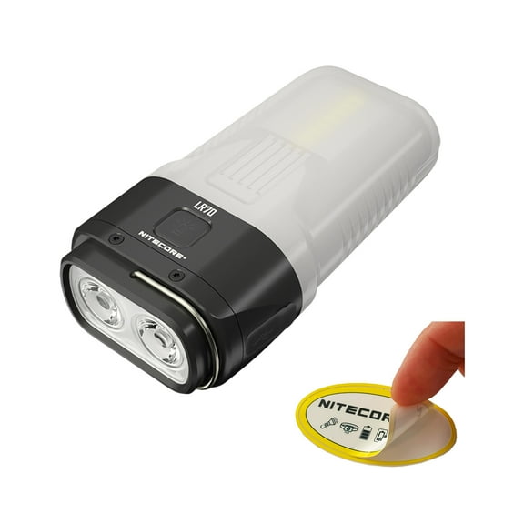 Nitecore LR70 3-in-1 3000 lumen USB-C Rechargeable Lantern Flashlight   Nitecore Sticker
