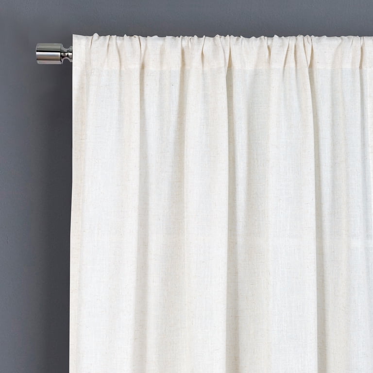 Better Homes & Gardens Light Filtering Linen Blend Curtain photo 3
