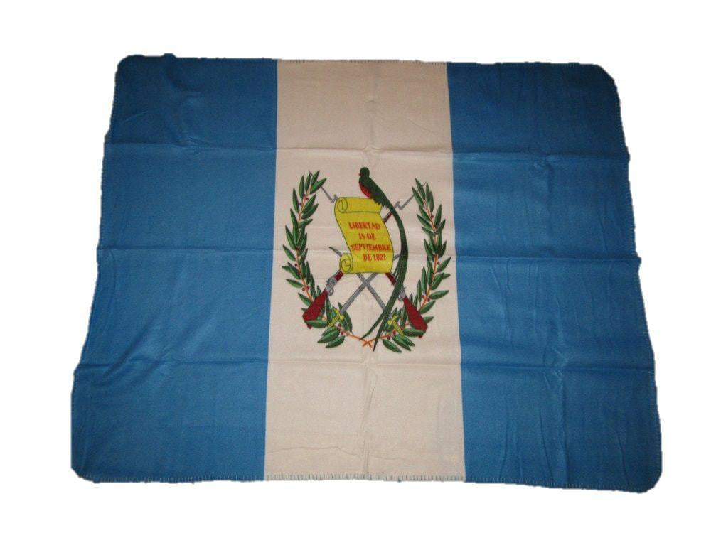 Guatemala Flag 50x60 Polar Fleece Blanket Throw Super Soft 