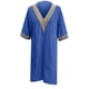 thumbnail image 4 of Puntoco Vestido De Manga Corta Con Cuello En V, Vestido Casual Con Cuello En V De Manga Media De Color Sólido De Verano Para Mujer Azul Xxxl, 4 of 5