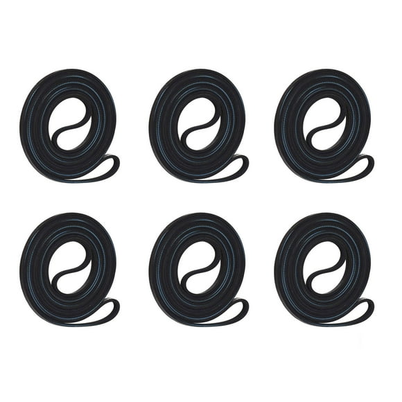 6Pack Dryer Drum Belts for Repairing Loud Noises & Enhancing Performance