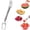 1 PCS, variant on 2-in-1 Watermelon Slicer & Fork, Stainless Steel Fruit Cutter Tool, Lightweight Portable for Home Outdoor Camping, Multifunctional for Mango Dragon