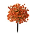 thumbnail image 2 of Estaca de jardín de flores artificiales Estaca de jardín artificial Accesorios de jardín de hadas Rojo, 2 of 9