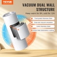 thumbnail image 2 of VEVOR 8 Pack Sublimation Tumblers 20 Oz Skinny Straight, Stainless Steel Sublimation Tumblers Blank, Stainless Steel Double Wall Tumbler for Heat Transfer Customized Gifts, 2 of 9
