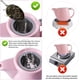 thumbnail image 5 of Porslinstekanna med SLS-lock och avtagbar sil, 550 ml Keramisk stubbtekanna för blommande te och löste, 5 of 5