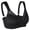 Black, variant on Women's Minimizer Plus Size Support Comfort Non Padded Wireless Full Figure Bra,44G
