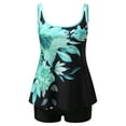 thumbnail image 4 of fvwitlyh Bikini Sets for Women Junior Swimsuit with Shorts Plus Size Swimsuits For Women Two Piece Bathing Suits Long Torso Tank Womens Bathing Suit Bikinis, 4 of 5