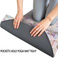 thumbnail image 3 of Fantasy Princess Castle Pattern Hot Yoga Mat Towel Non Slip for Hot Yoga - Quick-Drying Yoga Mat Cover with 4 Corner Pockets with Travel Bag - Hot Yoga Towel Non Slip 70"x26", 3 of 6