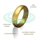 thumbnail image 2 of Anillos De Silicona Para Mujer, Anillos De Moda De 5,7Mm, Anillo Apilable De Boda De Caucho Metálico Ancho 10 Paquetes Kearding OD017041-01, 2 of 6