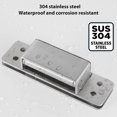thumbnail image 2 of Hidden Door Hinge 5 Inch Hidden Hinges for Doors 304 Stainless Steel Hidden Door Hinges Heavy Duty Invisible Hinge 3mm Thicknesse Hidden Hinges for Doors Silent and Smooth 1pcs, 2 of 4