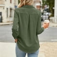 thumbnail image 7 of Kezqiaxn Womens Long Sleeve Tops Fashion Collared Button Up Shirt Blouses for Women Dressy Casual Cute Clothes, 7 of 7