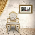 thumbnail image 3 of Gasoline Images 18x11 Gold Ornate Wood Framed with Double Matting Museum Art Print Titled - Roadster in Paris (Rouge), 3 of 4
