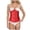 Red, variant on Lingerie for Women Underbust Corset Top for Women Floral Bustier Cincher with Waist Trimming and Overbust Support Shaping Bodice Red L