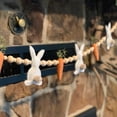 thumbnail image 4 of CSChome Easter Wreath Easter Bunny Garland – Attractive Charming Childlike Decorative Felt Festival Supplies Rabbit Wreath, 4 of 6