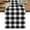 Black, variant on Brown Checkered Table Runner, Farmhouse Buffalo Plaid Washable Cotton Linen Table Runners 36 Inches Long, Dresser Scarf Runner for Nightstand/End Tables/Round Tables 13''x36''