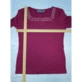 thumbnail image 2 of MSRP $37 Karen Scott Embroidered Square-Neck Top Purple Size Small, 2 of 3