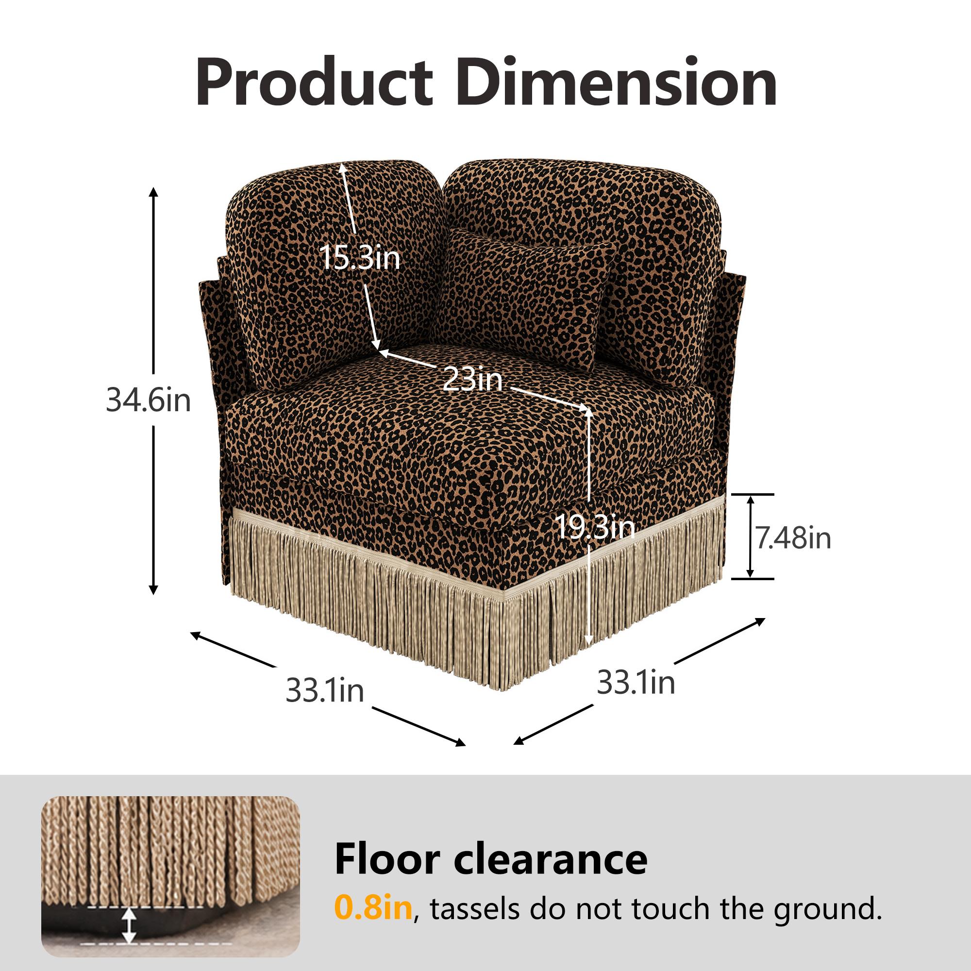Modular Sectional Sofa Corner Chair Module