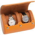 thumbnail image 1 of HUGFEGWE Travel Friendly Watch Organizer Elastic PU Material Watch Box Watch Container Box Watch Case Perfect For Storage Display Travel Watch Box CJB91-129623, 1 of 9