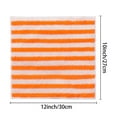 thumbnail image 3 of REGALWOVEN Dishcloths 6 Pack Reusable Cleaning Cloths Kitchen Towels Orange Strips 10' x 12', 3 of 6