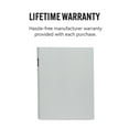 thumbnail image 4 of Bellagio-Italia CD/DVD Storage Binder - Full White - Leather - 144-Disc Capacity - Storage Organizer for DVDs, CDs, Blu Rays, & Video Games - Acid-Free Binder Organizer Sheets - 3 Pack, 4 of 6