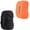 1 Pcs Black + 1 Pcs Orange, variant on 2 Pack Waterproof Rain Cover for Backpack, Backpack Rain Cover with Reflective Strip,Rucksack Rain Cover for Bicycling/Hiking