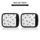 thumbnail image 3 of 2 fundas para asas de equipaje - Etiquetas identificadoras con diseño de gallina gris, accesorios de viaje esenciales para volar, 3 of 6