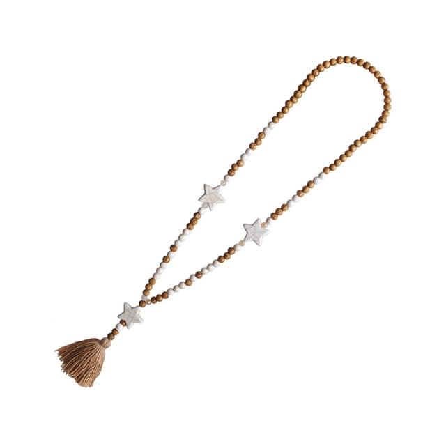 Qarigey Collar de cuentas de para mujer, colgante de borla de piedra de cristal para banquete, joyería Bohemia para mujer, decoración de Type3 NO3