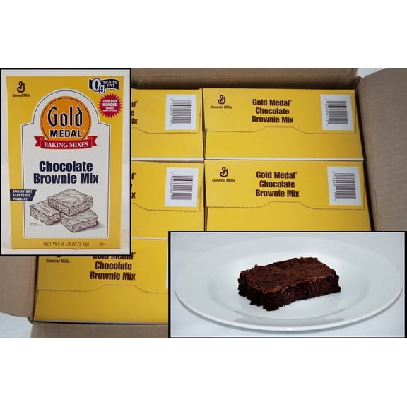 (Price/Case)Gold Medal Baking Mixes Chocolate Brownie Mix 5 Pounds Per Pack - 6 Per Case
