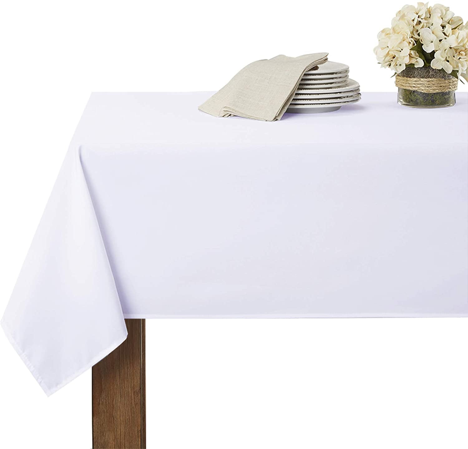 Tablecloth COLOURED Rectangle 8ft Trestle Table Cloths Baby Shower Wedding Party 