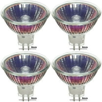 (4)-Bulbs G8 JCDR 120V 50W  BI-PIN Clear EXN 120 Volt 50 Watt GU8 Anyray A1899Y