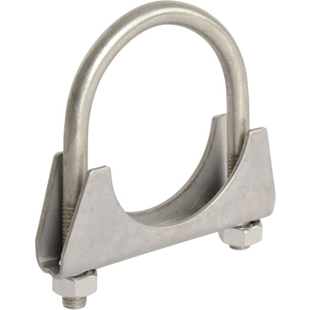 JEGS 30727 Stainless Steel UClamp for 21/2" OD Pipe