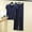 Blue, variant on Pajamas for Women Set Women's Organic Cotton Pajama Set Chemical Free Two Piece Sleepwear Lounge Set