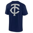 thumbnail image 3 of Unisex Navy Minnesota Twins Elements Super Soft Short Sleeve T-Shirt, 3 of 3