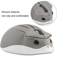 thumbnail image 2 of Dpisuuk Wireless Mouse, Silent Cute Hamster Shape Computer Mouse, 2.4GHz 1200DPI Optical Mouse with USB Receiver, Cordless Mouse for Laptop Computer, 2 of 10