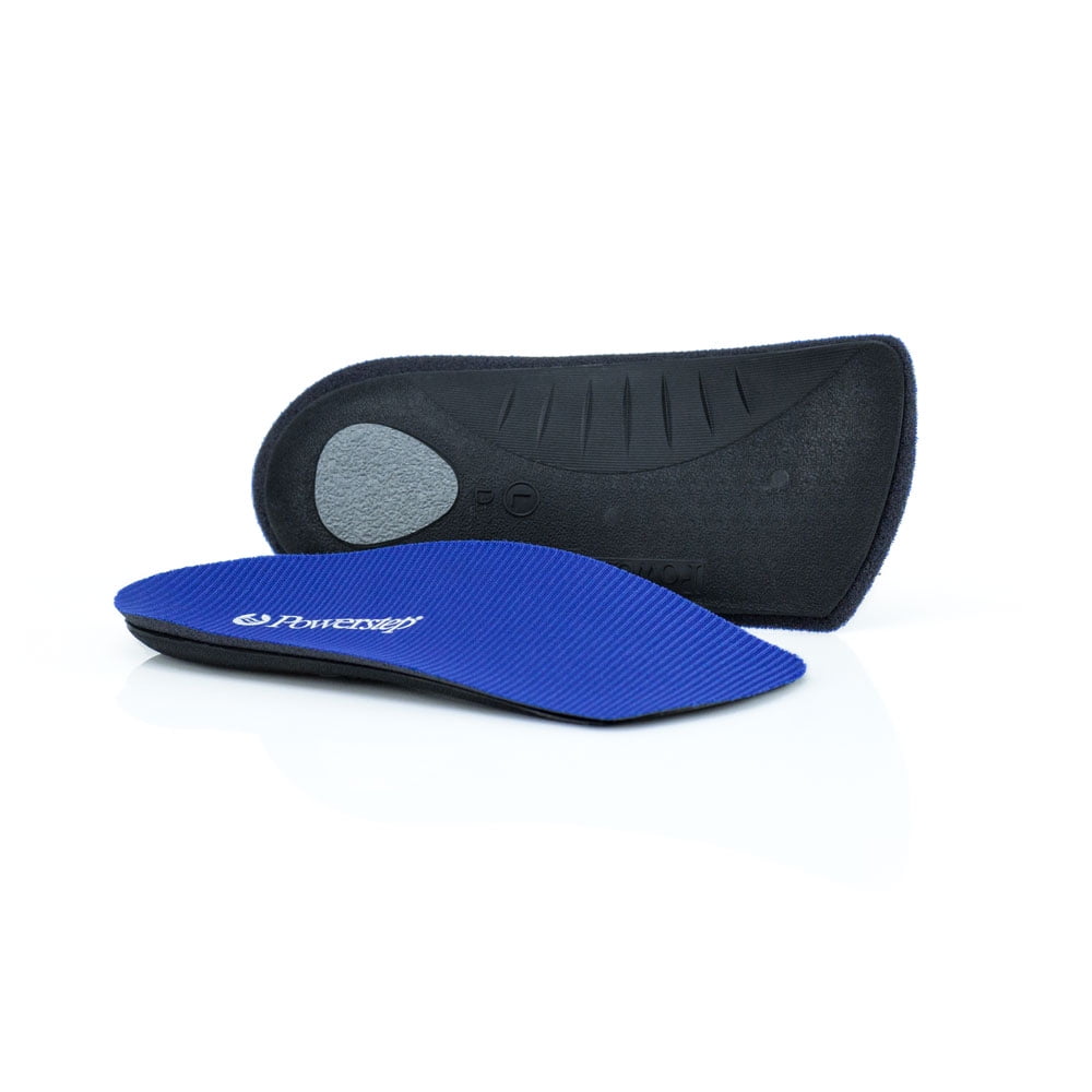 Powerstep Thin Arch Support Shoe Orthotic Inserts Blue Womens 66.5