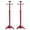 Red | Triangle Base with Wheels, variant on 3/4 Ton Underhoist Support Stands 2-Pack, Heavy Duty Adjustable Jack Stands with Triangle Rolling Base & Wheels – Vehicle Lift Support