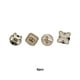 thumbnail image 2 of Naiovety 30 piezas camisa cárdigan botón blusa abrigo pantalones diamantes de imitación botones de Metal broche Pin insignia accesorios de Tela de costura y artesanía Blanco/45-48, 2 of 6