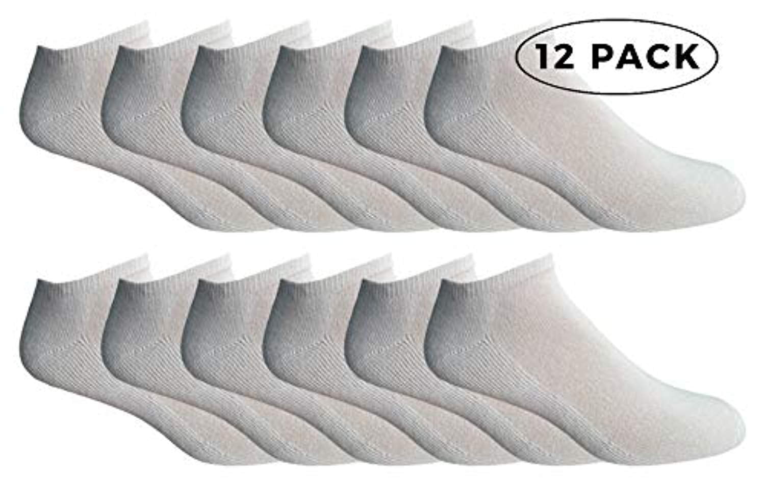 SOCKS'NBULK Mens Cotton No Show Socks, Soft Sports Socks In Bulk, King